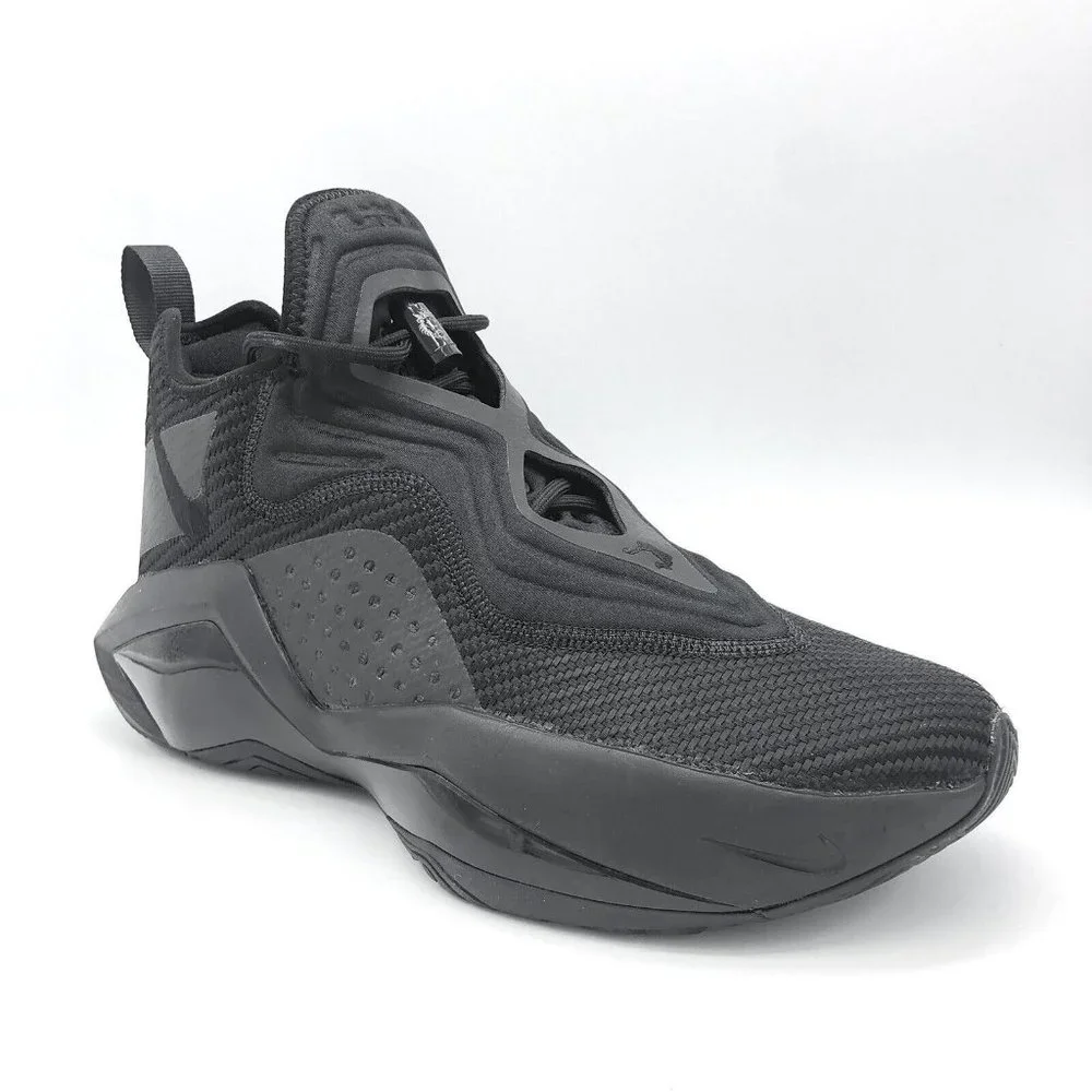 Nike Lebron Soldier XIV Men's Basketball Sneaker Shoe Limited Black CK6024-003 - Picture 7 of 10